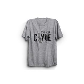 The Fame Im Her Clyde Clyde ve Bonnie Couple 1 Çift Beyaz Kadın T-shirt