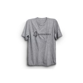 The Fame Insomnium Yazı Font Rock Death Metal Müzik Grubu Gri Kadın T-shirt