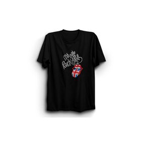 The Fame Its Only Rock N Roll Rolling Rock Metal Siyah Kadın T-shirt