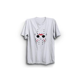 The Fame Jason Mask 13th Friday 13. Cuma Korku Beyaz Erkek T-shirt