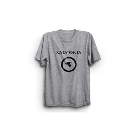 The Fame Karga Temalı Logo Rock Band Gri Kadın T-shirt