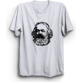The Fame Karl Marx Beyaz Kadın T-shirt