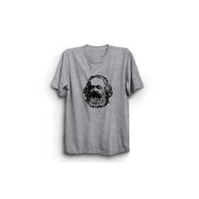 The Fame Karl Marx Gri Kadın T-shirt