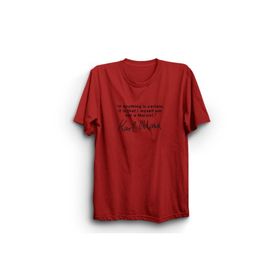 The Fame Karl Marx Kesin Olan Bir Şey Varsa O Da Marksist Olmadığımdır Kırmızı Kadın T-shirt