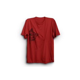 The Fame Kenardan Bakan Kedi Cat Animal Kırmızı Kadın T-shirt
