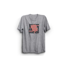 The Fame Kids Labyrinth Kore K-Pop Gri Kadın T-shirt