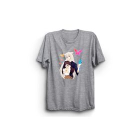 The Fame Kiss Kamisama Hajimemashita Manga Anime Gri Kadın T-shirt