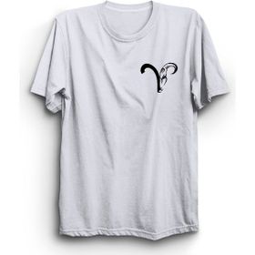 The Fame Koç Burcu Aries Astroloji Beyaz Kadın T-shirt