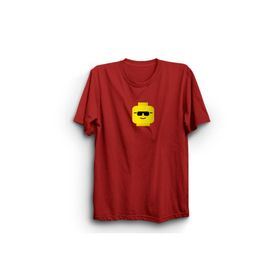 The Fame L-Yellow Man Lgo Kafası Sarı Adam Kırmızı Kadın T-shirt