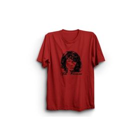 The Fame Lizzard King Morrissooonn Black Dooors Kırmızı Pamuk Kadın T-shirt
