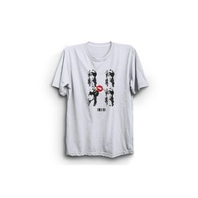 The Fame Melanie Kiss Beyaz Unisex T-shirt