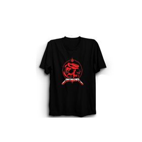The Fame Metallica VRS-RED Rock Metal Grup Siyah Kadın T-shirt