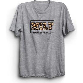 The Fame Milf Man I Love Fall Mizah Gri Kadın T-shirt