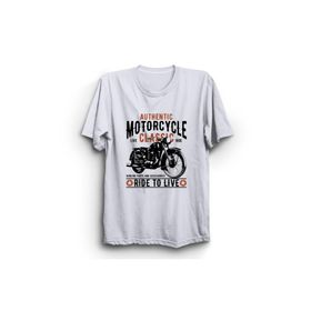The Fame Motorcycle Motorsiklet Motorbike Ride To Live Beyaz Kadın T-shirt