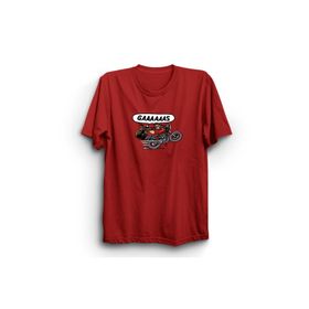 The Fame Motosiklet Motobike Motorcycle Gaz Gas Chopper Kırmızı Kadın T-shirt