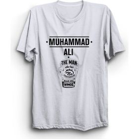 The Fame Muhammed Ali Glove Wings Boks Boxing Beyaz Kadın T-shirt