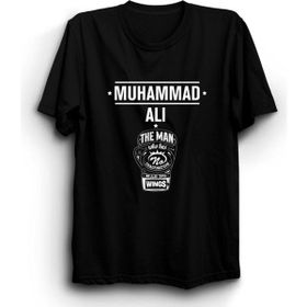The Fame Muhammed Ali Glove Wings Boks Boxing Siyah Kadın T-shirt