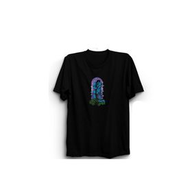 The Fame Navi Kiss Love Siyah Kadın T-shirt