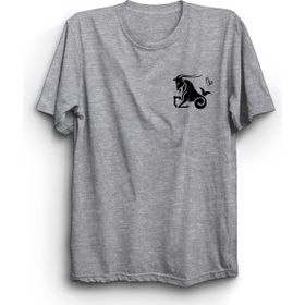 The Fame Oğlak Burcu Capricorn Astroloji Gri Kadın T-shirt