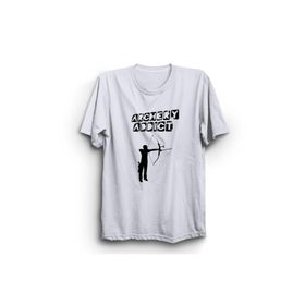 The Fame Okçuluk Archery Ok Yay Beyaz Kadın T-shirt