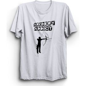 The Fame Okçuluk Archery Ok Yay Beyaz Kadın T-shirt