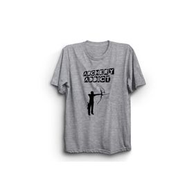 The Fame Okçuluk Archery Ok Yay Gri Kadın T-shirt