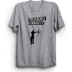 The Fame Okçuluk Archery Ok Yay Gri Kadın T-shirt