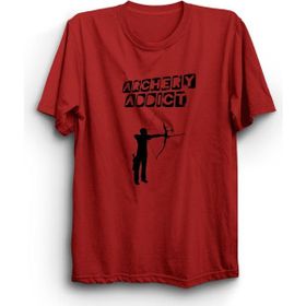 The Fame Okçuluk Archery Ok Yay Kırmızı Kadın T-shirt