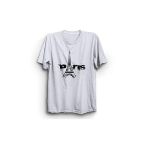 The Fame Paris Eyfel Kulesi Fransa France Eiffel Tower Beyaz Kadın T-shirt