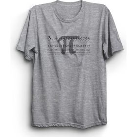 The Fame Pi Pi Day Pi Sayısı Gri Kadın T-shirt