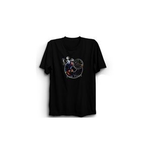 The Fame Pink Mechanic Rock Metal Müzik Grubu Siyah Unisex T-shirt
