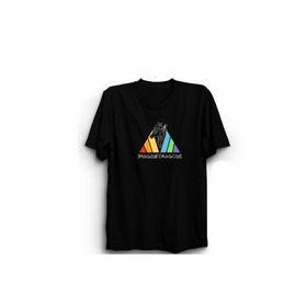The Fame Prisma Dragon Imagine Rock Band Siyah Kadın T-shirt