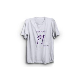 The Fame Purple Now What Rock Metal Müzik Grubu Beyaz Unisex T-shirt