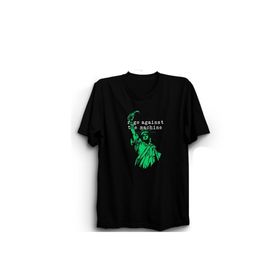 The Fame RATM GRN Design Siyah Kadın T-shirt