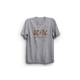 The Fame Rock Or Bust Rock Metal Müzik Grubu Gri Kadın T-shirt