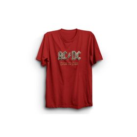 The Fame Rock Or Bust Rock Metal Müzik Grubu Kırmızı Kadın T-shirt
