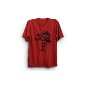 The Fame Şaşkın Zürafa Confused Giraffe Kırmızı Kadın T-shirt