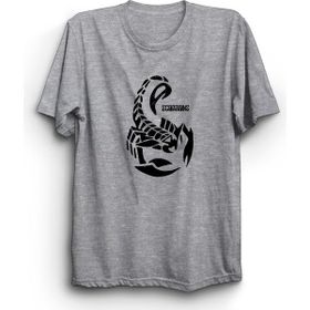 The Fame Scorpions Steep Rock Metal Müzik Grubu Gri Kadın T-shirt