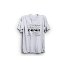 The Fame Scorps Songs Şarkılar Rock Metal Müzik Grubu Beyaz Kadın T-shirt
