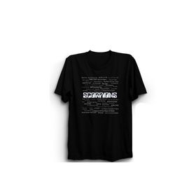 The Fame Scorps Songs Şarkılar Rock Metal Müzik Grubu Siyah Unisex T-shirt