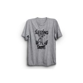 The Fame Sleeping With Anchor Rock Metal Müzik Grubu Gri Kadın T-shirt