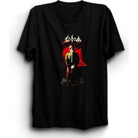 The Fame Sodom IV Rock Metal Grup Siyah Kadın T-shirt