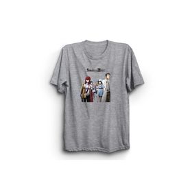 The Fame Steins Gate Manga Anime Gri Kadın T-shirt