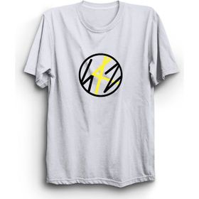 The Fame Stray Logo Yellow Colored K-Pop Beyaz Kadın T-shirt