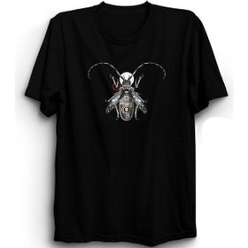 The Fame Tasarım Böcek Makine Mühendisi Machine Bug Engineer Siyah Kadın T-shirt