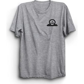 The Fame Terazi Burcu Libra Astroloji Gri Kadın T-shirt