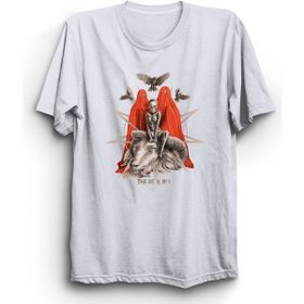 The Fame The Devil In I Gotik Skull Beyaz Kadın T-shirt