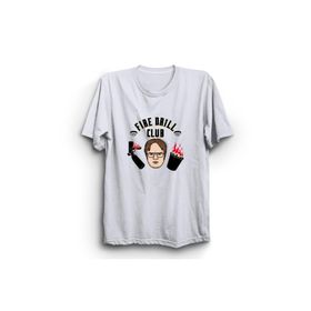 The Fame The Office Dwight Schrute Fire Drill Club Dizi Beyaz Çocuk T-shirt