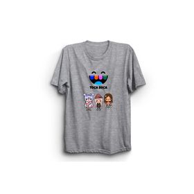 The Fame Toca Boca Game Oyun VRS03 Gri Kadın T-shirt