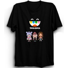 The Fame Toca Boca Game Oyun VRS03 Siyah Kadın T-shirt
